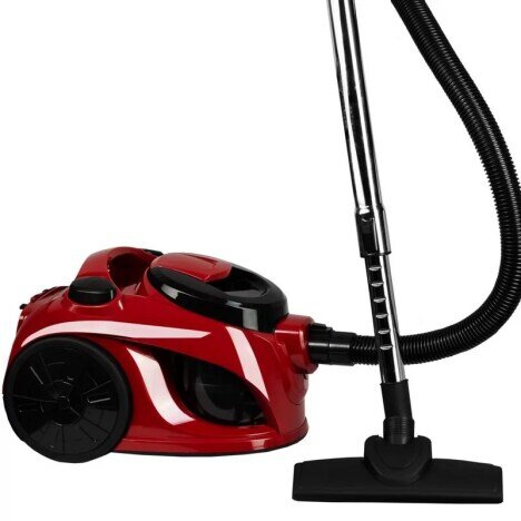 Aspirator fara sac Hausberg HB-2005 Cyclone Vacuum Cleaner, 3L, 700W, 79dB, Rosu/Negru